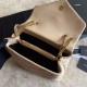 Replica YSL Saint Laurent Long envelope Monogram Shoulder Bag Apricot