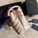 Replica YSL Saint Laurent Long envelope Monogram Shoulder Bag Apricot