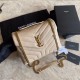Replica YSL Saint Laurent Long envelope Monogram Shoulder Bag Apricot