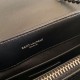 Replica YSL Saint Laurent Long envelope Monogram Shoulder Bag Black