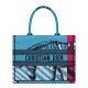 Fake Christian Dior Medium Dior Book Tote Blue Replica