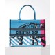 Fake Christian Dior Medium Dior Book Tote Blue Replica