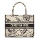 Fake Christian Dior Medium Dior Book Tote Cream Replica