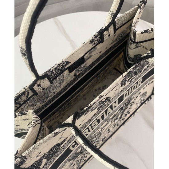 Fake Christian Dior Medium Dior Book Tote Cream Replica