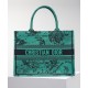 Replica Christian Dior Medium Dior Book Tote Green