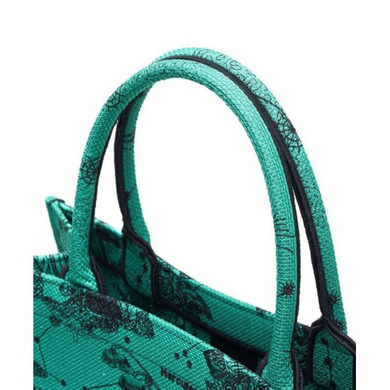 Replica Christian Dior Medium Dior Book Tote Green