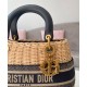 Replica Christian Dior Medium Lady Dior Bag Apricot