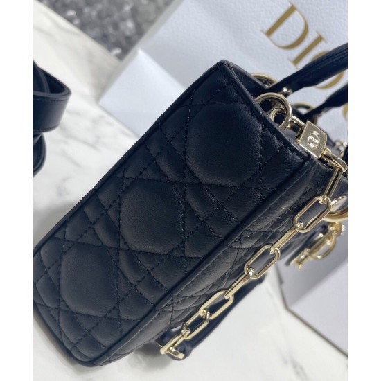 Replica Christian Dior Lady D-Joy Bag Black