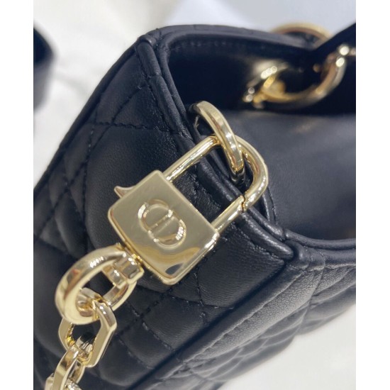 Replica Christian Dior Lady D-Joy Bag Black