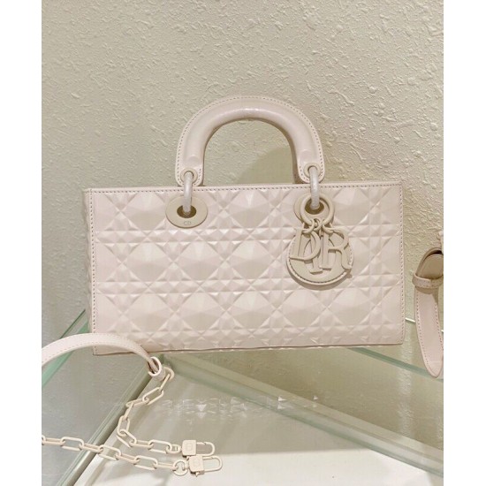 Fake Christian Dior Lady d-Joy Bag Cream Replica