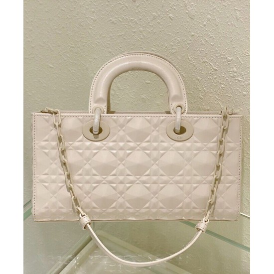 Fake Christian Dior Lady d-Joy Bag Cream Replica