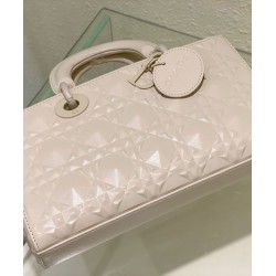 Fake Christian Dior Lady d-Joy Bag Cream Replica