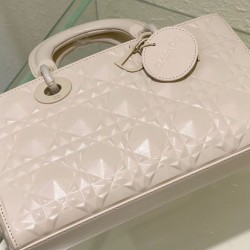 Fake Christian Dior Lady d-Joy Bag Cream Replica