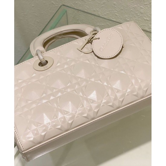 Fake Christian Dior Lady d-Joy Bag Cream Replica