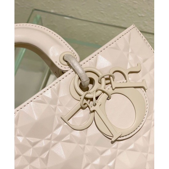 Fake Christian Dior Lady d-Joy Bag Cream Replica