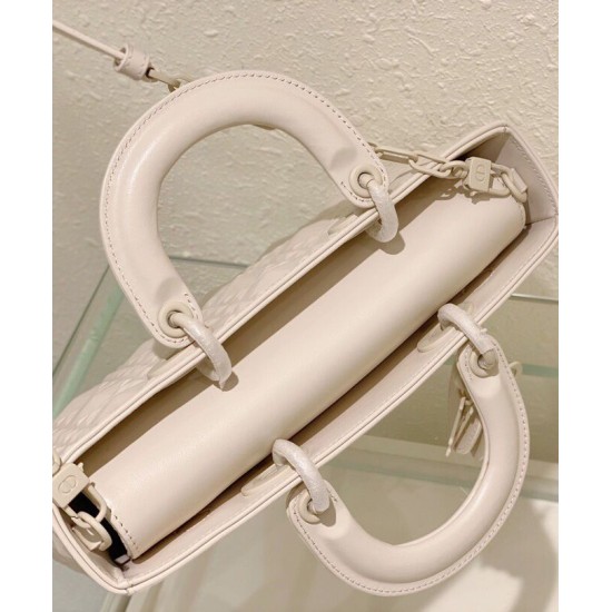 Fake Christian Dior Lady d-Joy Bag Cream Replica