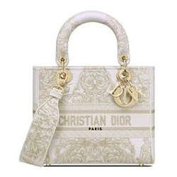 Replica Christian Dior Medium Lady D-Lite Bag Golden