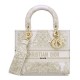 Replica Christian Dior Medium Lady D-Lite Bag Golden