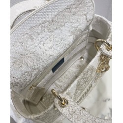 Replica Christian Dior Medium Lady D-Lite Bag Golden