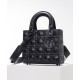 Fake Christian Dior Small Lady Dior My Abcdior Bag Black Replica