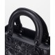Fake Christian Dior Small Lady Dior My Abcdior Bag Black Replica