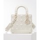 Fake Christian Dior Small Lady Dior My Abcdior Bag Cream Replica