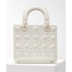Fake Christian Dior Small Lady Dior My Abcdior Bag Cream Replica