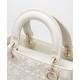 Fake Christian Dior Small Lady Dior My Abcdior Bag Cream Replica