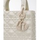 Fake Christian Dior Small Lady Dior My Abcdior Bag Cream Replica