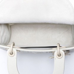Fake Christian Dior Small Lady Dior My Abcdior Bag Cream Replica