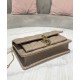 Fake Christian Dior Lady Dior Chain Pouch Apricot Replica