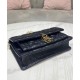 Fake Christian Dior Lady Dior Chain Pouch Black Replica