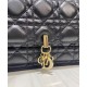 Fake Christian Dior Lady Dior Chain Pouch Black Replica