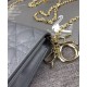 Replica Christian Dior Lady Dior Pouch Blue