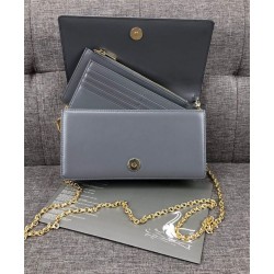 Replica Christian Dior Lady Dior Pouch Blue