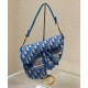 Replica Christian Dior Saddle Bag Blue