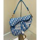 Replica Christian Dior Saddle Bag Blue