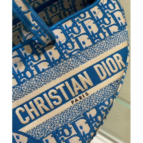 Replica Christian Dior Saddle Bag Blue
