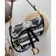 Fake Christian Dior Saddle Bag Dark Blue Replica