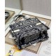 Replica Christian Dior Small Dior Book Tote Dark Blue