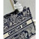 Replica Christian Dior Small Dior Book Tote Dark Blue