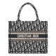 Replica Christian Dior Small Dior Book Tote Dark Blue