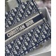 Replica Christian Dior Small Dior Book Tote Dark Blue