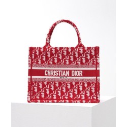 Replica Christian Dior Small Dior Book Tote Red