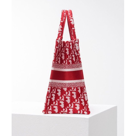 Replica Christian Dior Small Dior Book Tote Red