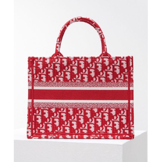 Replica Christian Dior Small Dior Book Tote Red