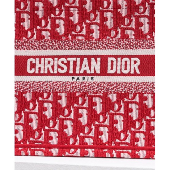 Replica Christian Dior Small Dior Book Tote Red
