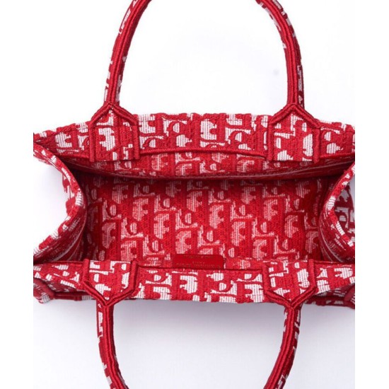Replica Christian Dior Small Dior Book Tote Red