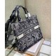 Replica Christian Dior Large Dior Book Tote Dark Blue