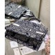 Replica Christian Dior Large Dior Book Tote Dark Blue